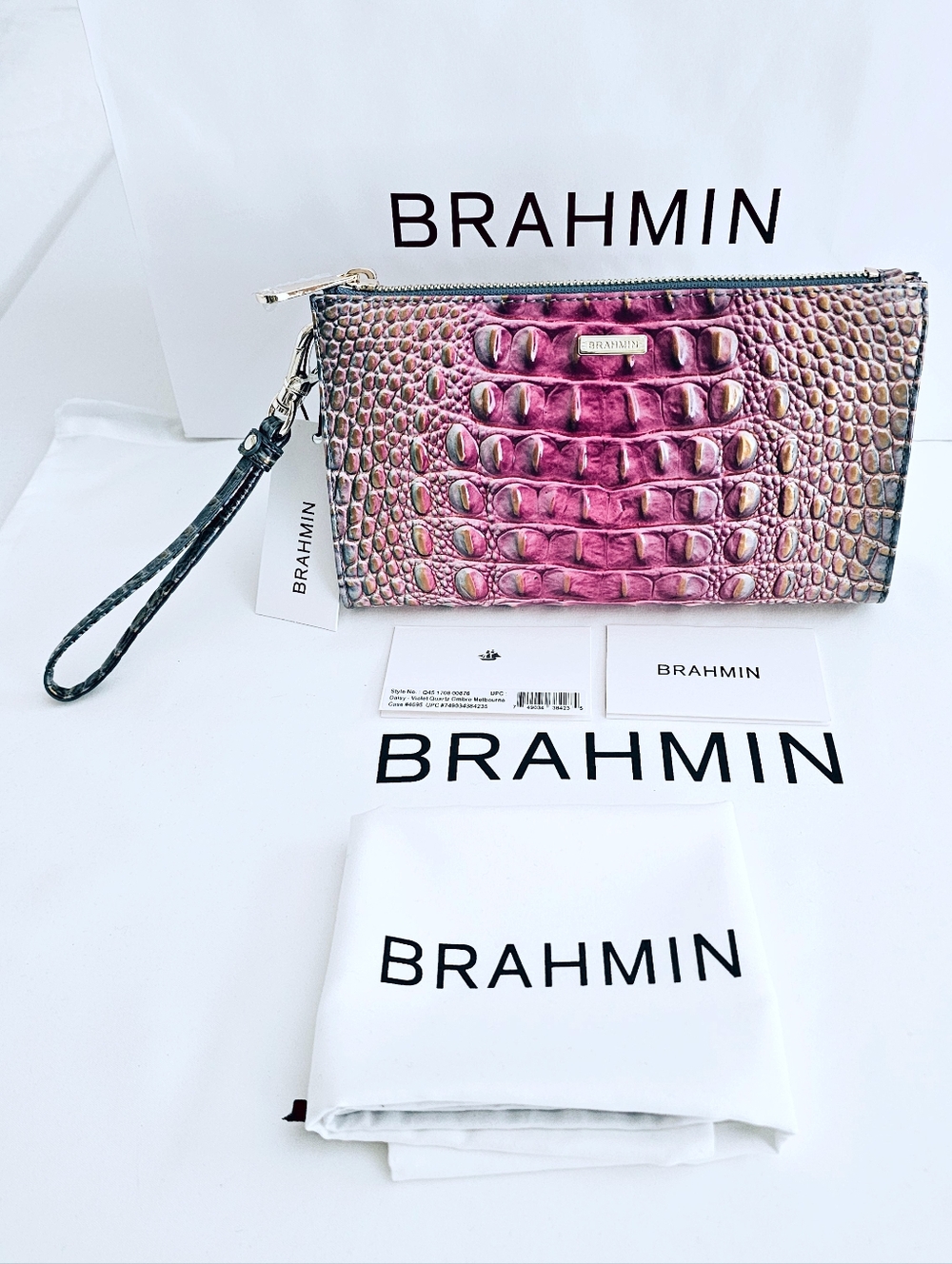 NWT Brahmin VIOLET QUARTZ DAISY #HARD TO FIND#